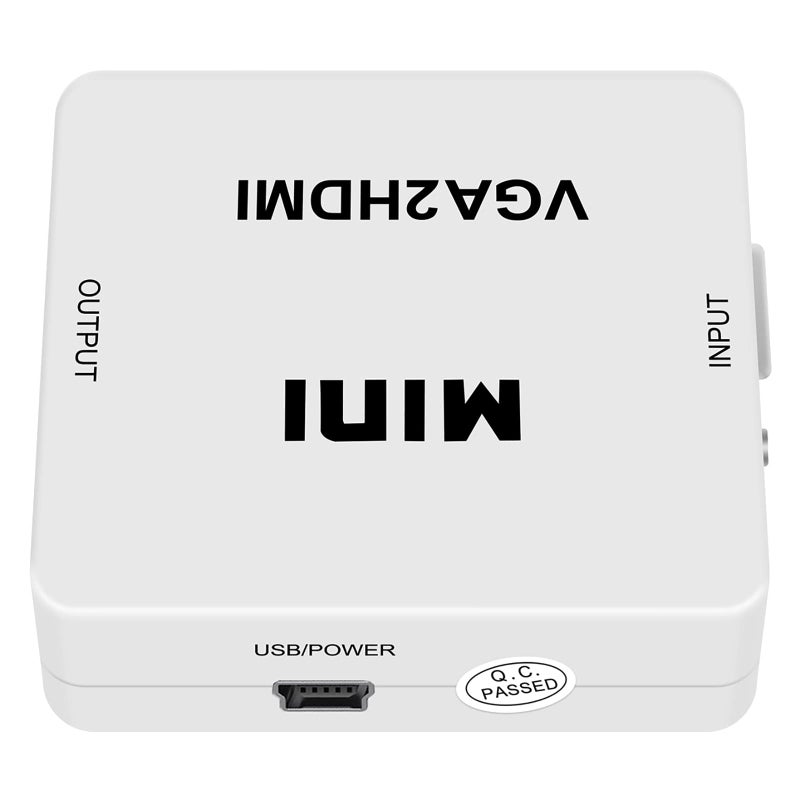 HDSUNWSTD Mini 1080P VGA to HDMI Adapter Converter VGA2HDMI Converter Connector with Audio for PC Laptop to HDTV Projector - Image 4